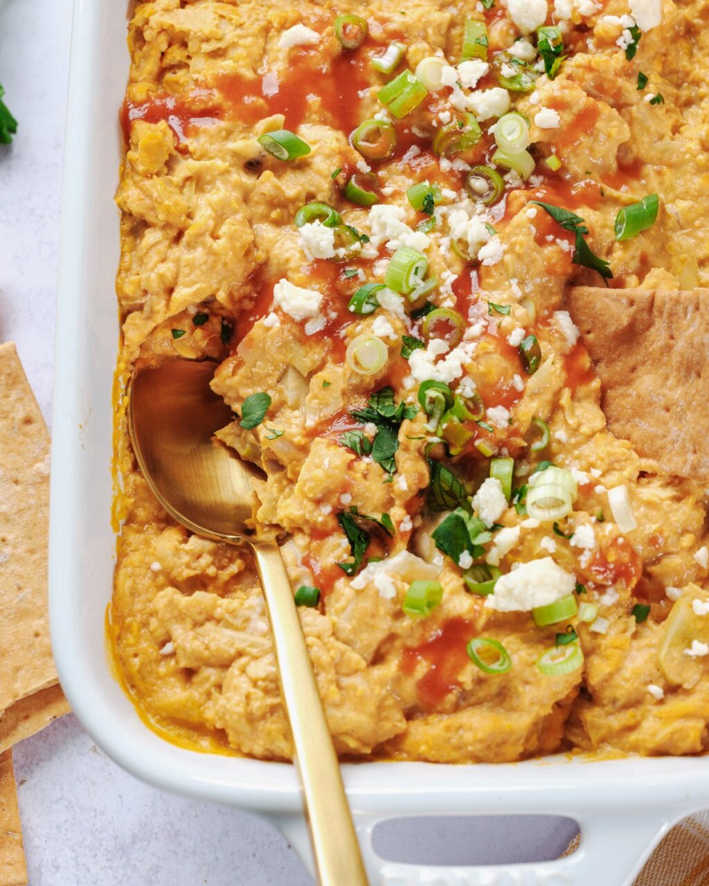 Vegetariškas buivolių vištienos panardinimas - pora virėjų