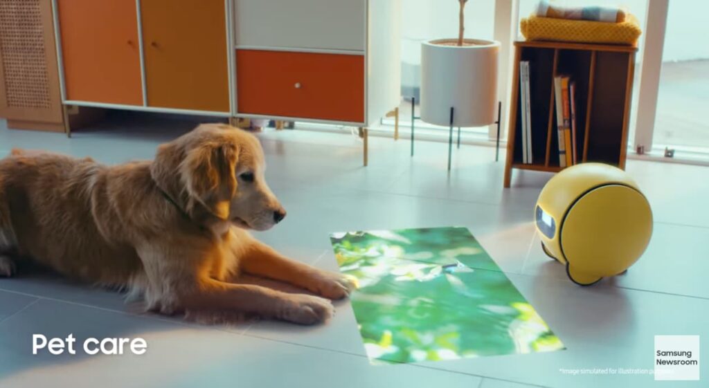 „Samsung Ballie“ atvyksta 2025 m., kad pagaliau pradėtų riedėti namų